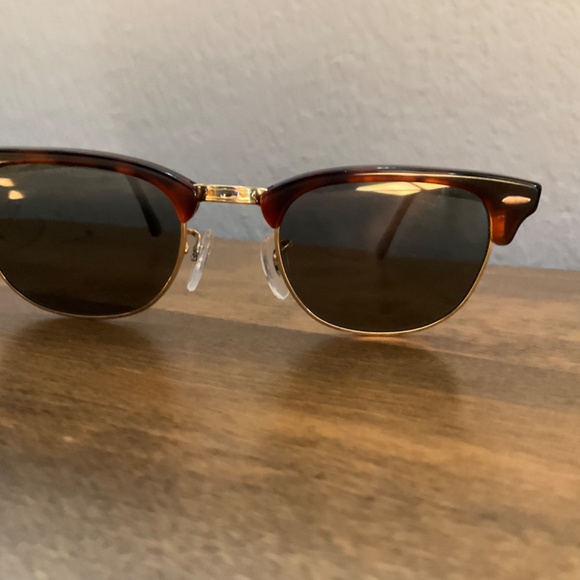RAY-BAN Tortoise Shell Clubmasters Sunglasses RB 5154 2372 - Picture 4 of 6